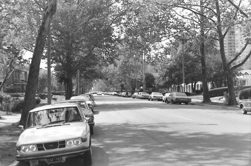 West Pine Boulevard looking west